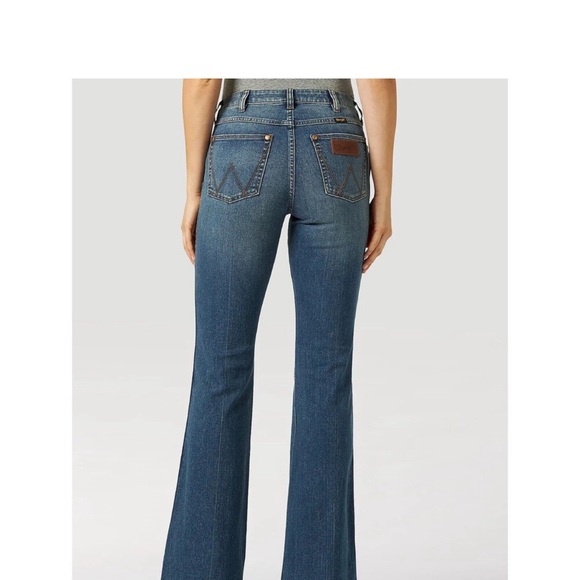 WRANGLER Women’s Retro Stretch Trouser Boot Denim Jeans Size 26 X 30 - Picture 4 of 4
